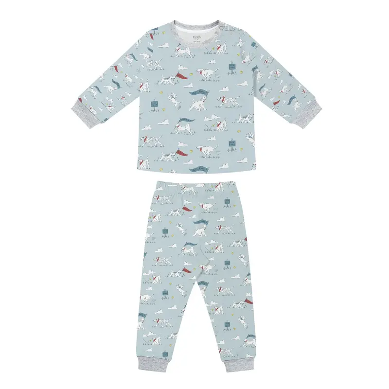 Bamboo Long-Sleeve Matching Pajama Set 4