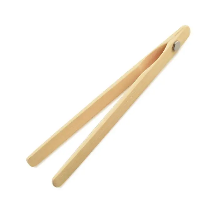 Bamboo Toaster Tongs With Built-In Magnet – Eco-Friendly Norpro Kitchen Tool 1