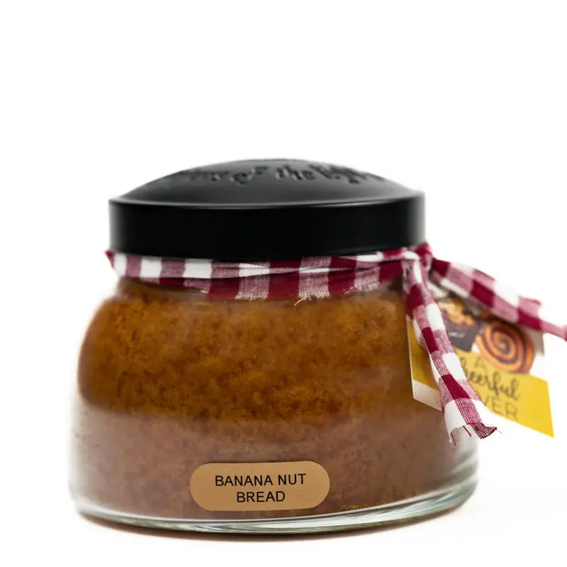 Banana Nut Bread Scented Candle – 22Oz Cheerful Giver Soy Wax Jar 1