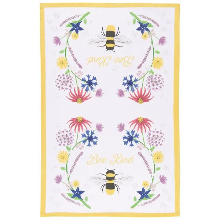 Bee Kind Cotton Dishtowel – Now Design 1