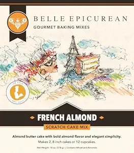 Belle Epicurean French Almond Scratch Cake Mix – Gourmet Homemade Style 1