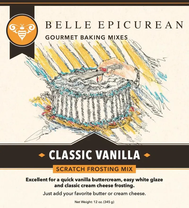 Belle Epicurean Vanilla Frosting Mix – Whipped, Ready-To-Mix Icing Powder 1