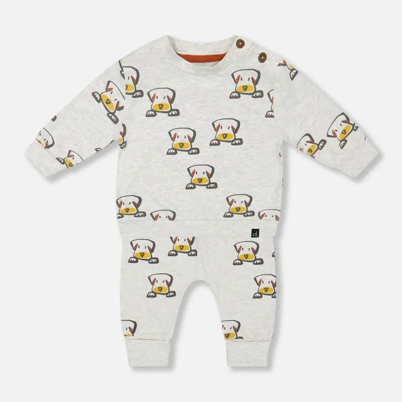 Big Dogs Organic Cotton Top & Adjustable Pants Set 1