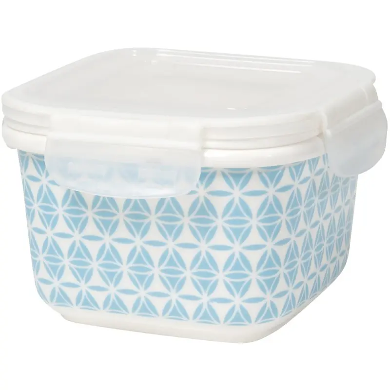 Blue Geometric Snack & Serve Storage Container – Now Designs 1