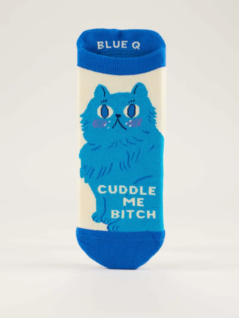 Blue Q Cuddle Me Bitch Athletic Socks 1