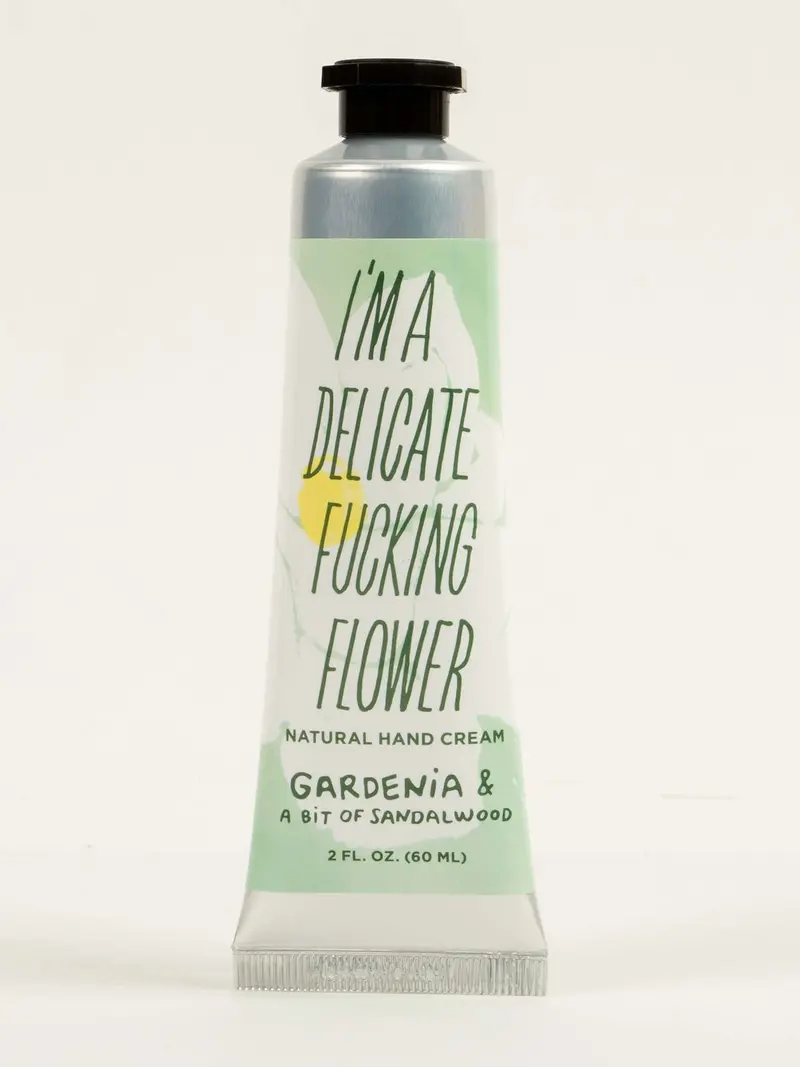 Blue Q Gardenia & Sandalwood Hand Cream – I'M A Fucking Flower 1