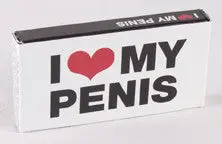 Blue Q 'I Heart My Penis' Chewing Gum – Humorous & Edgy 1