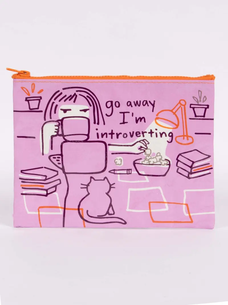 Blue Q Introvert Mode Zipper Pouch 1