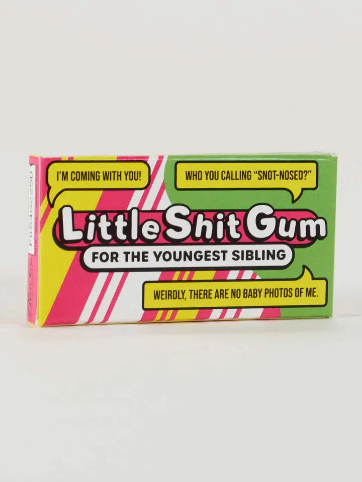 Blue Q 'Little Shit' Sugar-Free Chewing Gum 1
