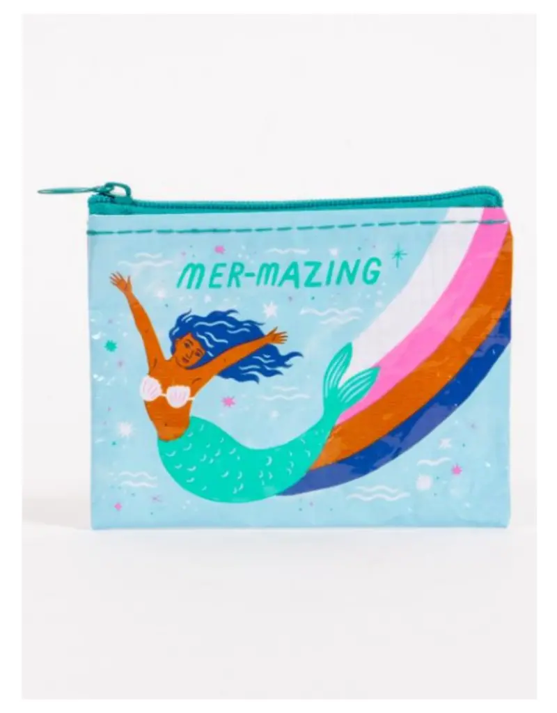 Blue Q Mermaid Coin Purse – 'Mer-Mazing' Compact & Quirky Change Holder 1