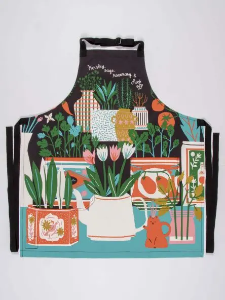 Blue Q Parsley Sage Rosemary & Thyme Chef Apron 1