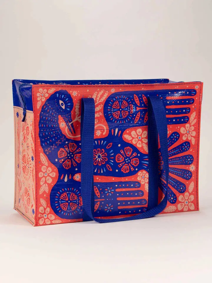 Blue Q Rare Bird Illustrated Shoulder Tote Bag 1