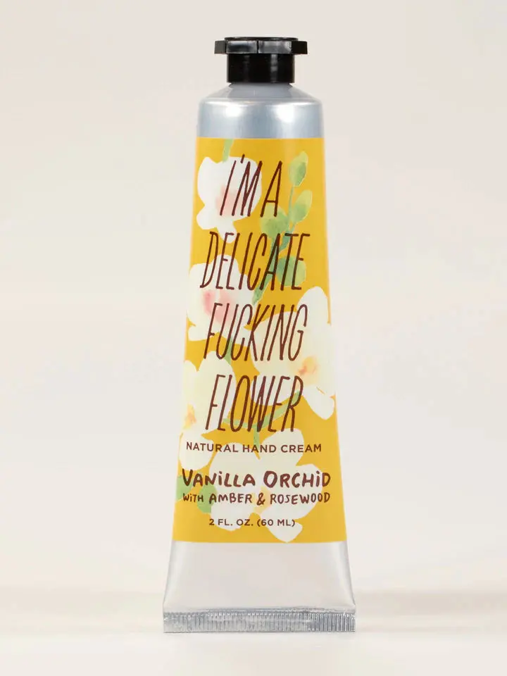 Blue Q Vanilla Orchid Floral Hand Cream 1