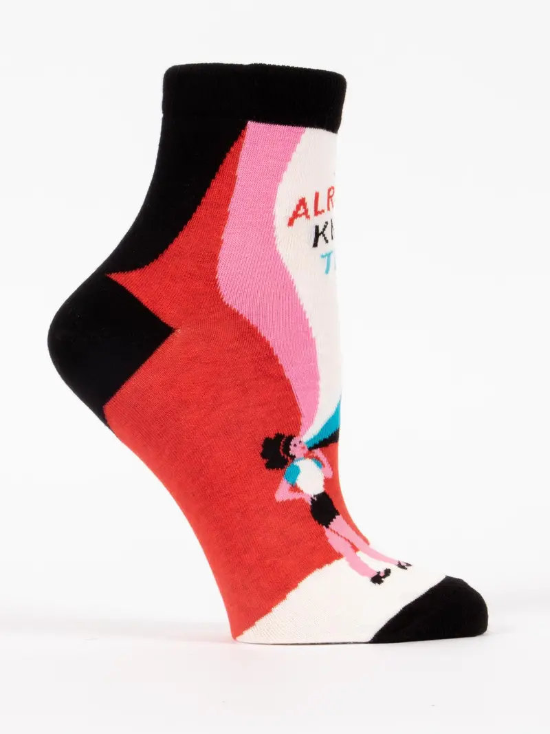 Blue Q Women'S Ankle Socks – 'I Already Knew That' Sass 1