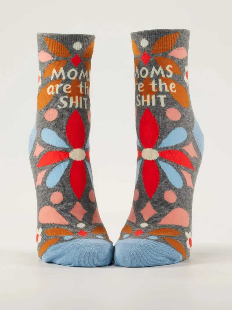 Blue Q Women’S Ankle Socks – 'Moms Are The Sh*T' 1