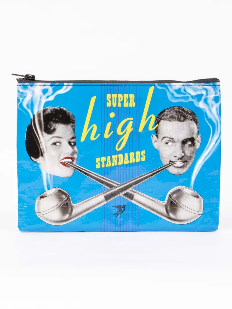 Blue Q Zipper Pouch – 'Super High Standards' Quirk 1