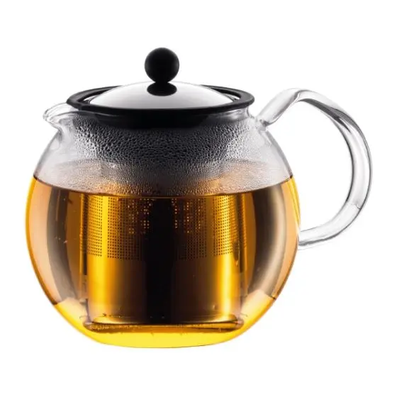 Bodum Assam Teapot – 34 Oz Heat-Retentive Borosilicate Glass 1