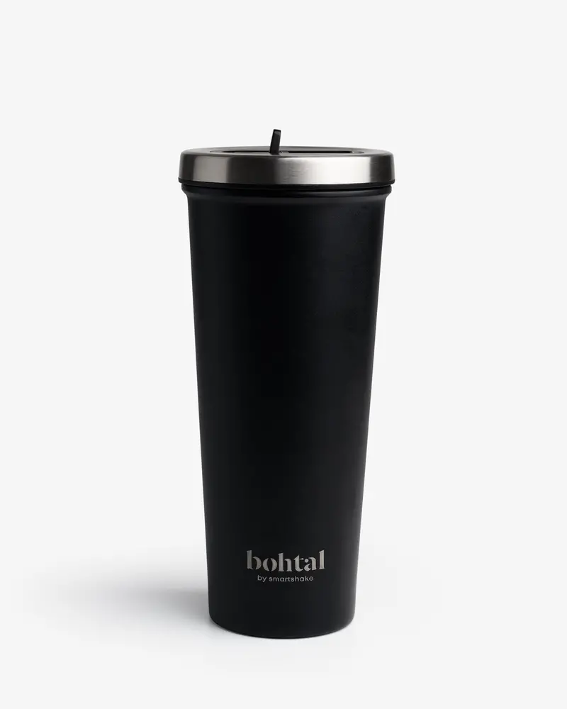 Bohtal Double-Wall Vacuum Tumbler – Sleek Black Finish 1