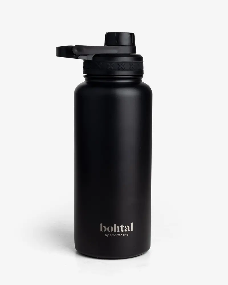 Bohtal Insulated Sports Water Bottle In Sleek Black 1