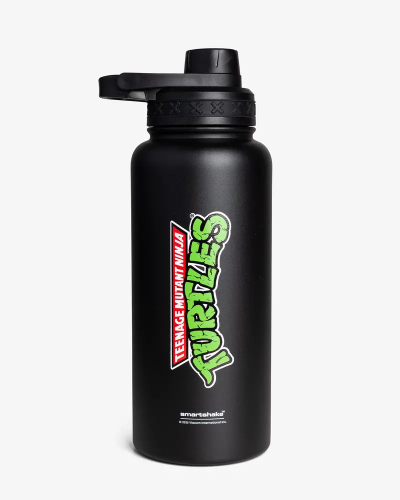 Bohtal Tmnt Classic Logo Black Insulated Sports Bottle 1