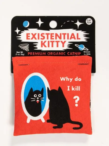 Bq Existential Kitty Catnip Toy – Playful Feline Entertainer 1