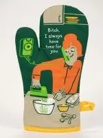Bq I Have Time Oven Mitt – Heat-Resistant Kitchen Accessory 1