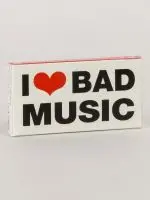Bq I Heart Terrible Music Graphic Tote 1