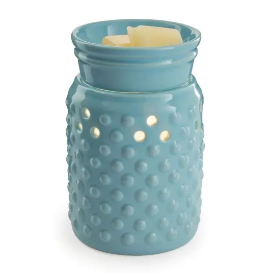 Candlewarmers Midsize Hobnail Illuminated Warmer – Compact Fragrance Diffuser 1