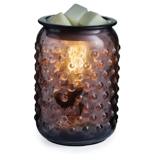 Candlewarmers Smoky Hobnail Warmer – Matte Finish Fragrance Diffusing Device 1