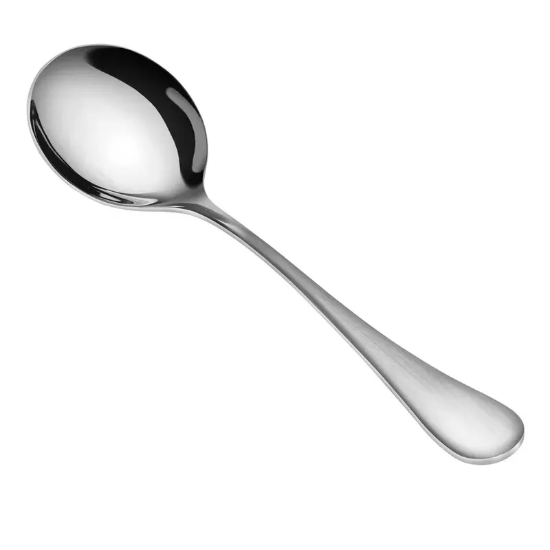 Cangshan Rain Collection Bouillon Spoon – Deep-Bowled Soup Scoop 1