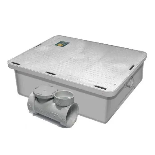 Canplas 25 Gpm Compact Grease Trap – 50 Lb Minimum Capacity, 2" Connection (3925A02Lo) 1