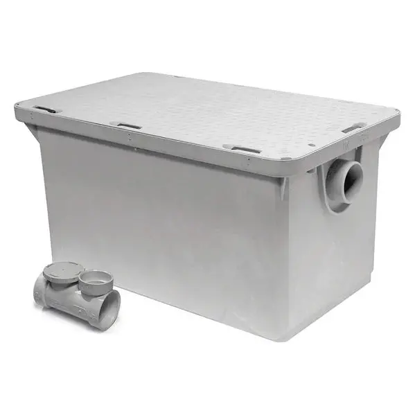 Canplas 25 Gpm Grease Interceptor – 50 Lb Capacity, 2" Connection (3925Xta02) 1
