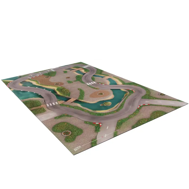 Carpeto Urban Circuit Play Mat – Cityscape Activity Rug 1