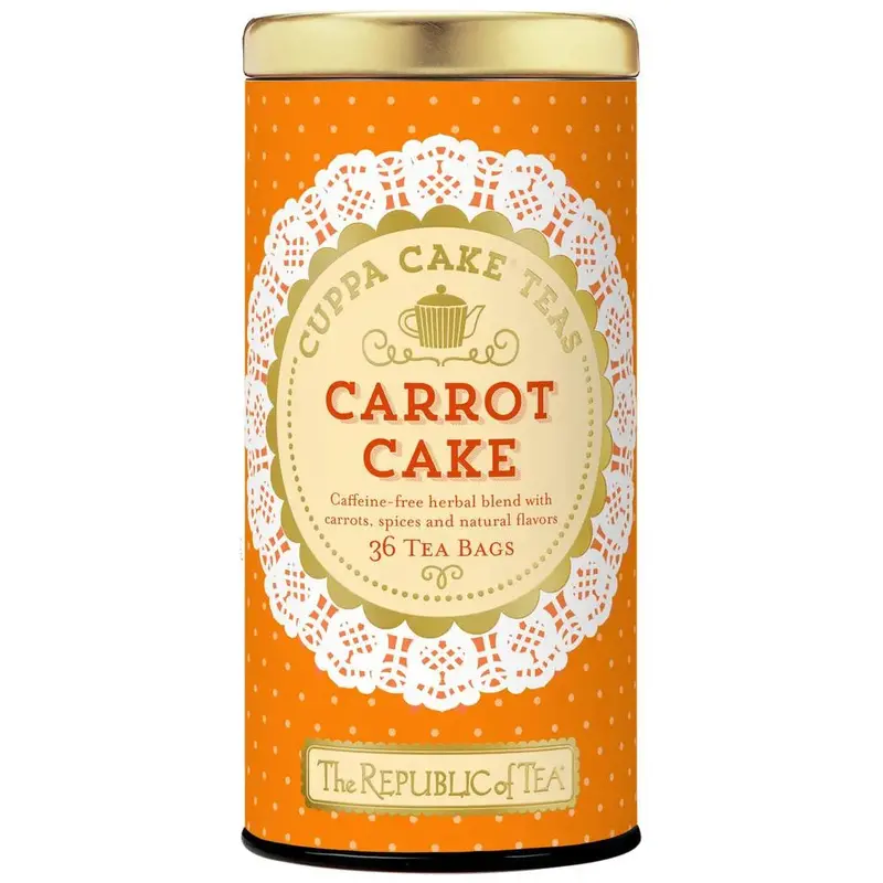 Carrot Cake Cuppa Cake Caffeine-Free Herbal Tea – Republic Of Tea 1