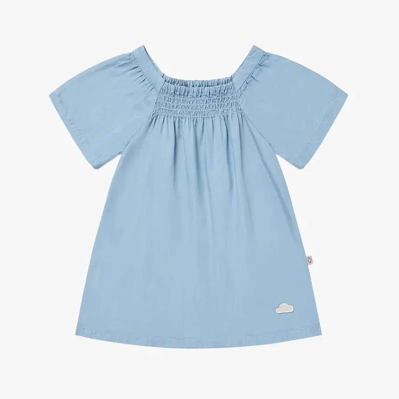Chambray Denim Toddler Dress 1