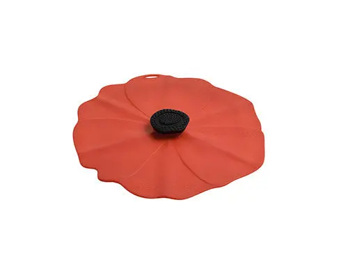 Charles Viancin 11-Inch Poppy Silicone Lid – Premium Flexible Seal For Large Containers 1