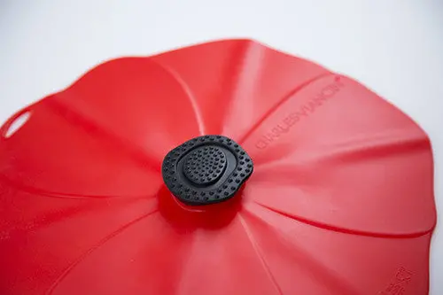Charles Viancin 13-Inch Poppy Silicone Lid – Oversized, Reusable Kitchen Cover 1