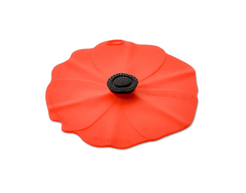 Charles Viancin 4-Inch Poppy Silicone Drink Covers (Set Of 2) – Mini Beverage Protectors 1