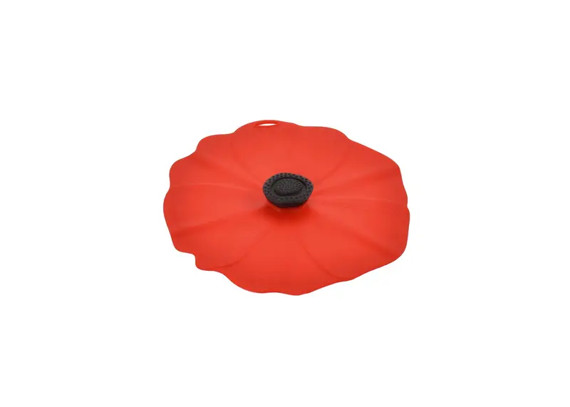 Charles Viancin 6-Inch Poppy Silicone Lid – Vibrant, Reusable Sealing Lid 1