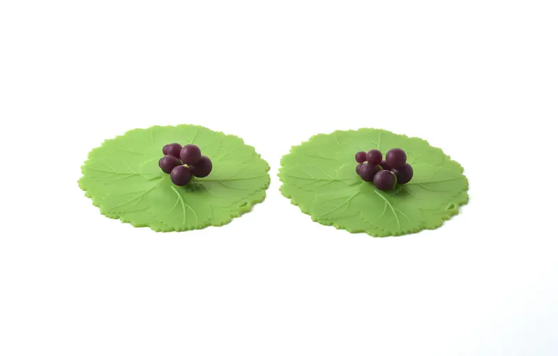 Charles Viancin Grape Silicone Drink Covers (Set Of 2) – Flavor-Inspired Beverage Protectors 1