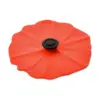 Charles Viancin Poppy Silicone Drink Cover – Small, Red, 2-Pack 1