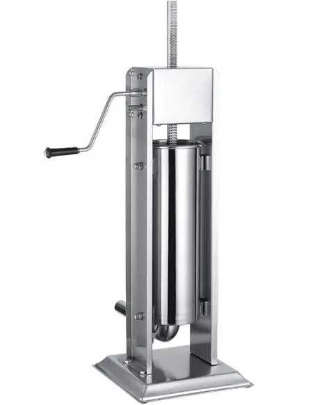 Chef 7L-Ss Stainless Steel Vertical Sausage Stuffer – 15 Lb Capacity 1