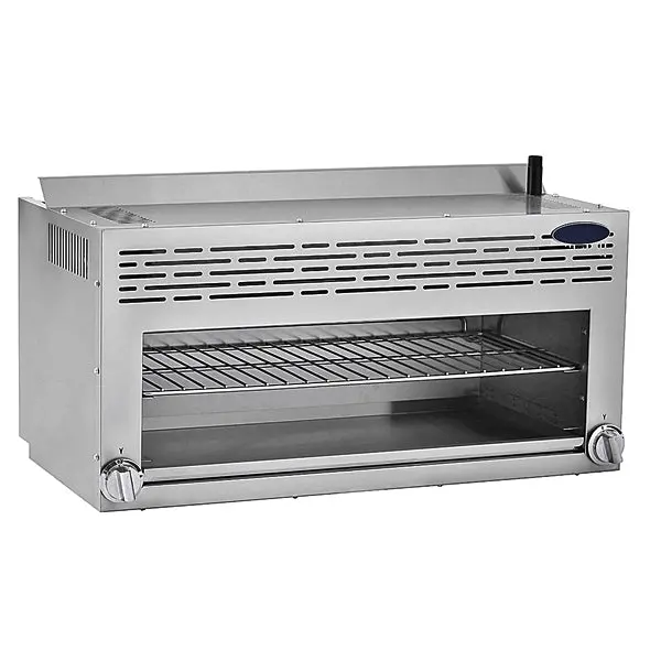 Chef Atcm-36 36-Inch Commercial Salamander Grill With Infrared Cheese Melting 1