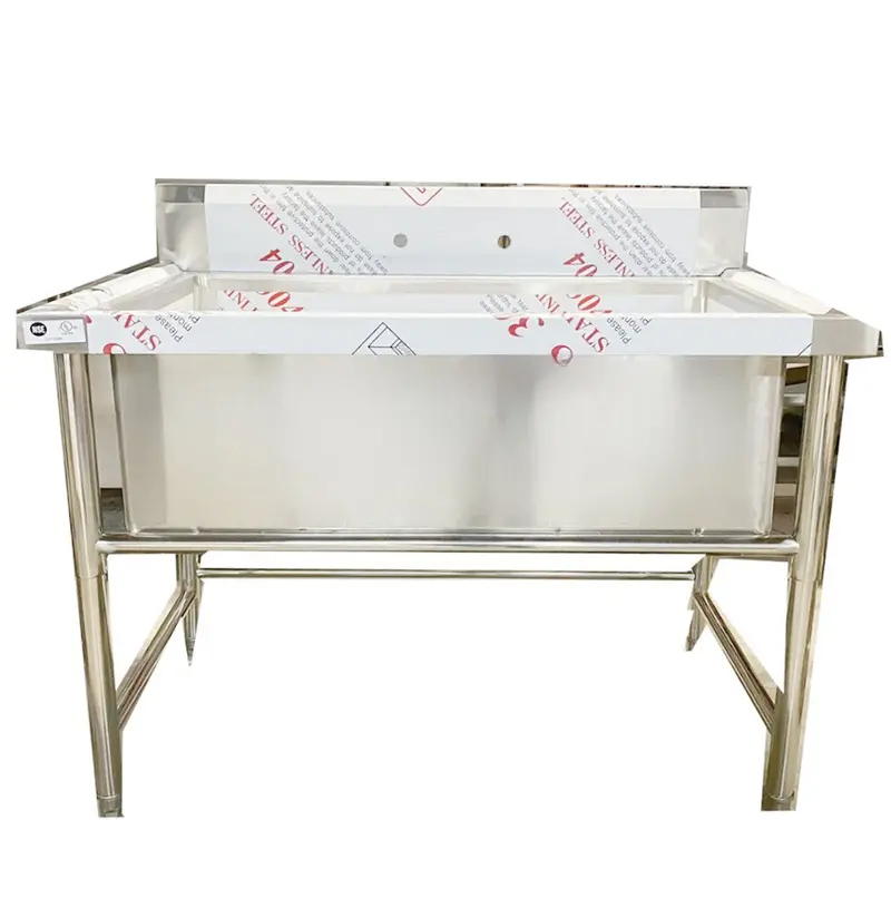 Chef Ch-2046 45-Inch Single-Tub Sink – Center Drain, No Drainboard 1