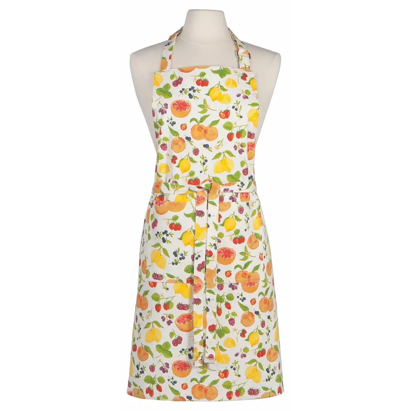 Chef Fruit Salad Apron – Adjustable Cotton Cooking Apron By Now Designs 1