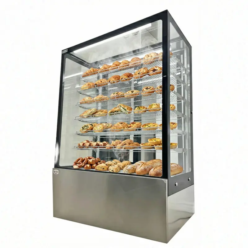Chef Hd-1206S 48-Inch Square-Glass Pastry Display Warmer 1