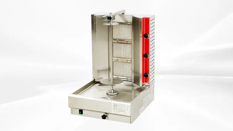 Chef Kb-3 Gas Shawarma Machine – 3-Burner Commercial Doner Rotisserie 1