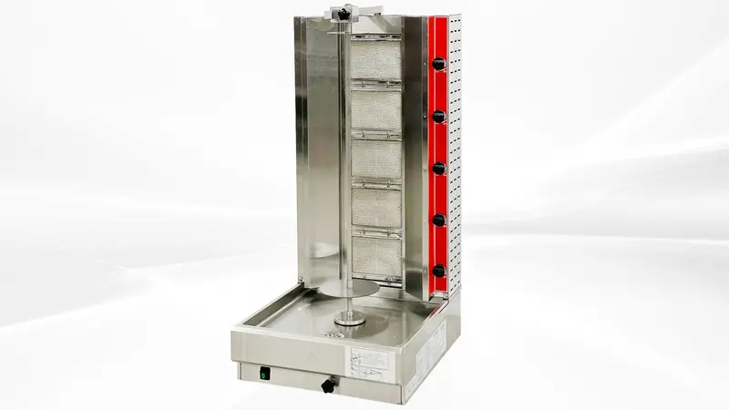 Chef Kb-5 Professional Gas Shawarma Unit – 5-Burner, Heavy-Duty Design 1