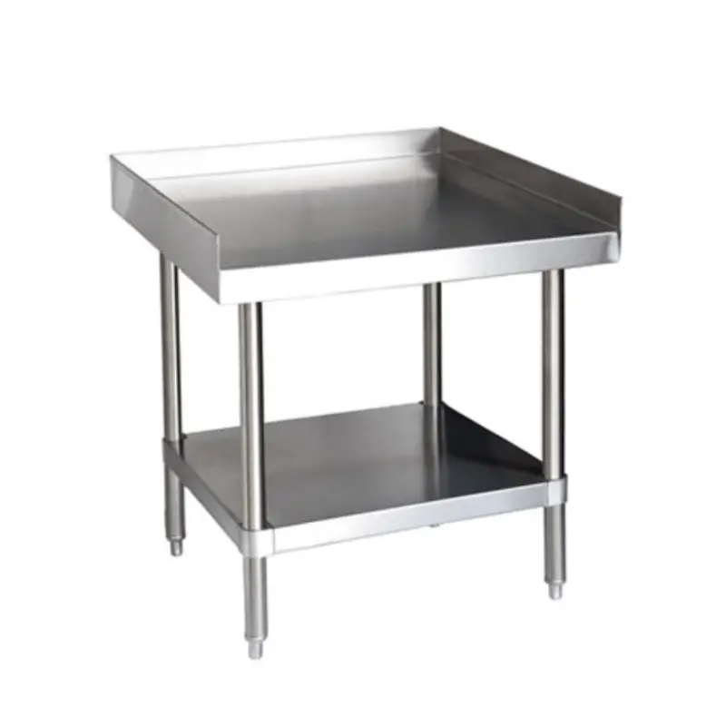 Chef Stes2424 24" × 24" 18-Gauge Stainless Steel Equipment Stand 1