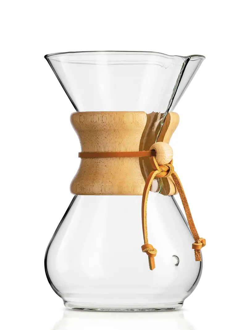 Chemex 6-Cup Pour-Over Glass Coffee Brewer 1